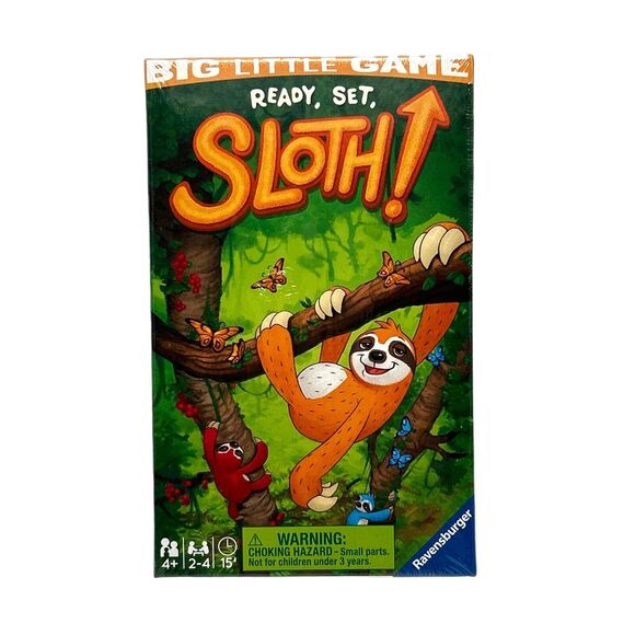 Ravensburger Ready, Set, Sloth! Big Little Game Card Game New and Sealed - Picture 1 of 8